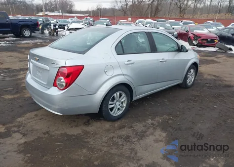 2012 Chevrolet Sonic 2Ls из США, поврежденный, VIN 1G1JA5SH2C4189029